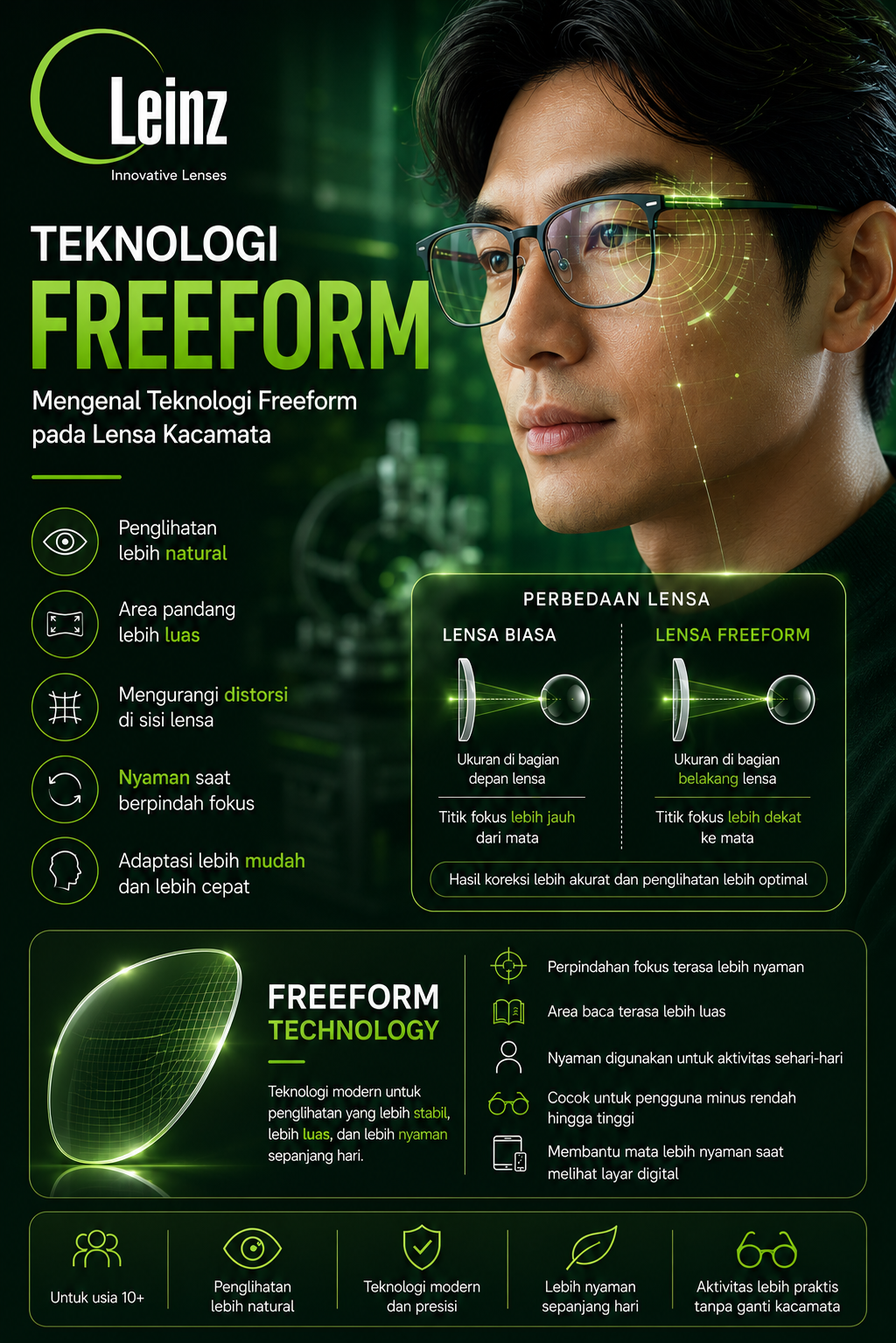 Teknologi FreeForm : Mengenal Teknologi Freeform pada Lensa Kacamata