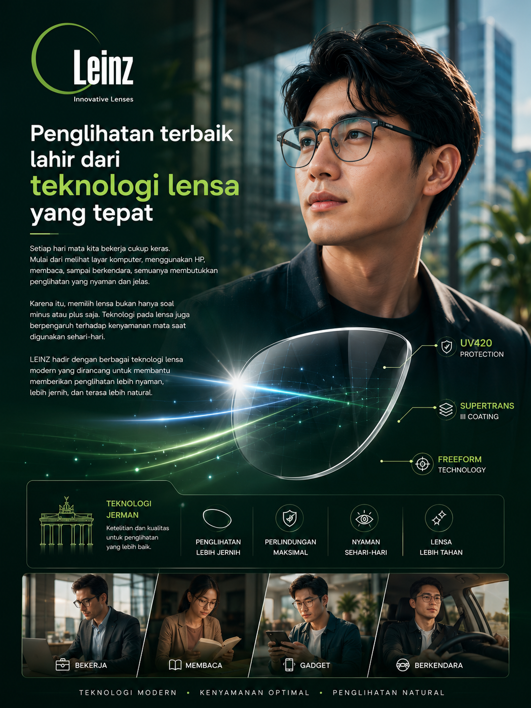 Teknologi Leinz: Penglihatan terbaik lahir dari teknologi lensa yang tepat